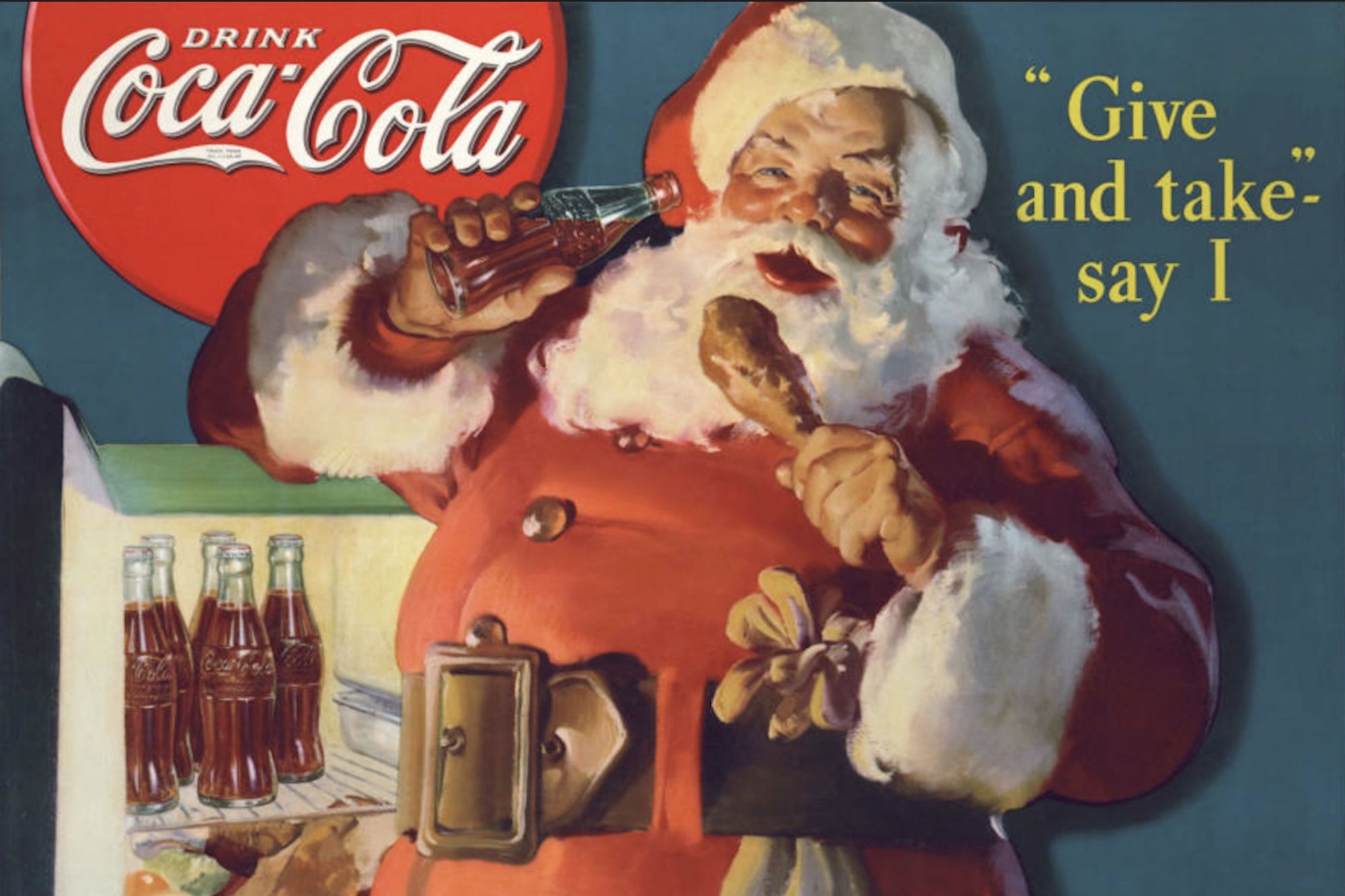 is - Cola 'invented' Santa Claus