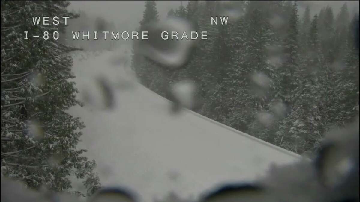 Interstate 80 was closed from Colfax in Placer County to the Nevada state line due to whiteout conditions.