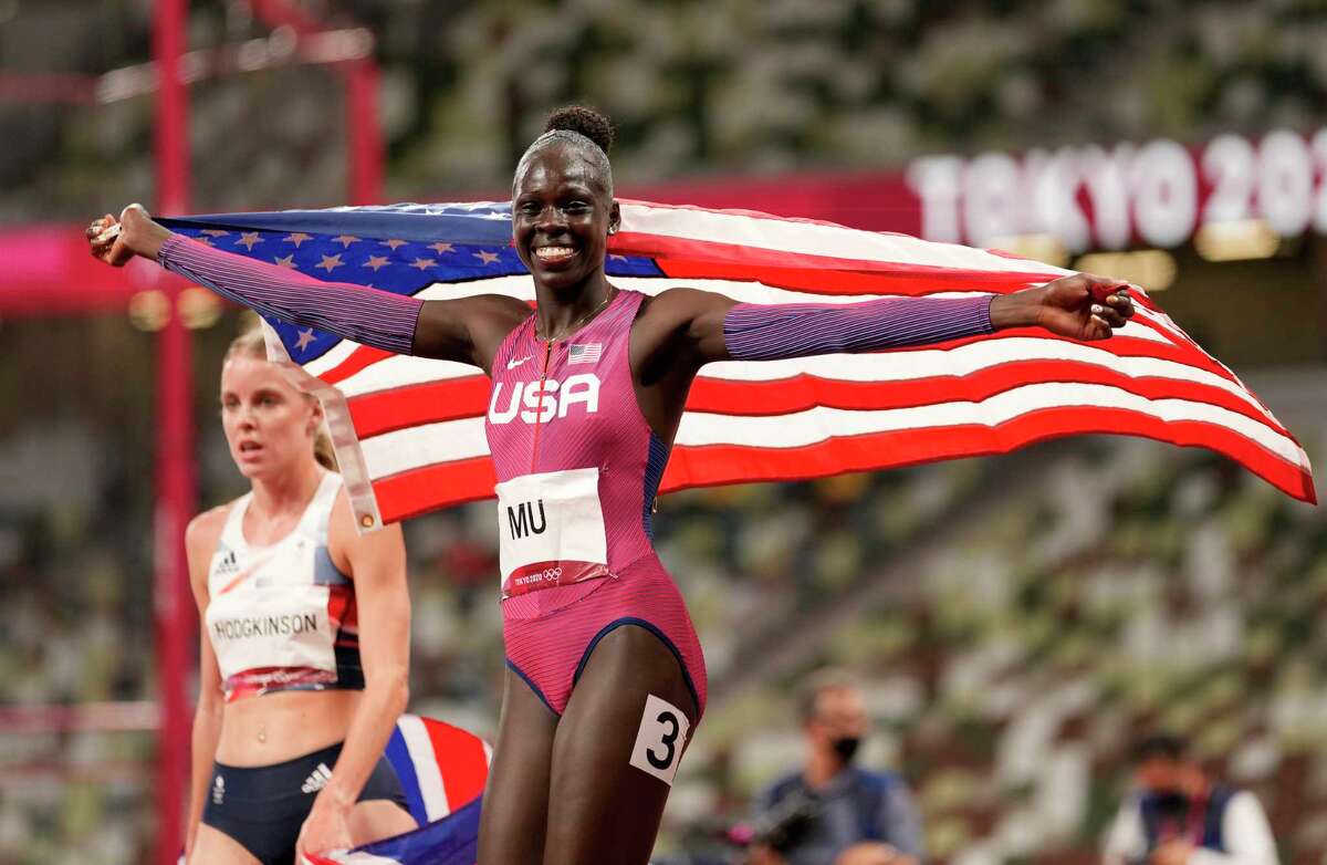Athing Mu turned pro after her freshman year and became the first Aggie to win an individual Olympic gold in track after winning the 800-meter run in Tokyo.