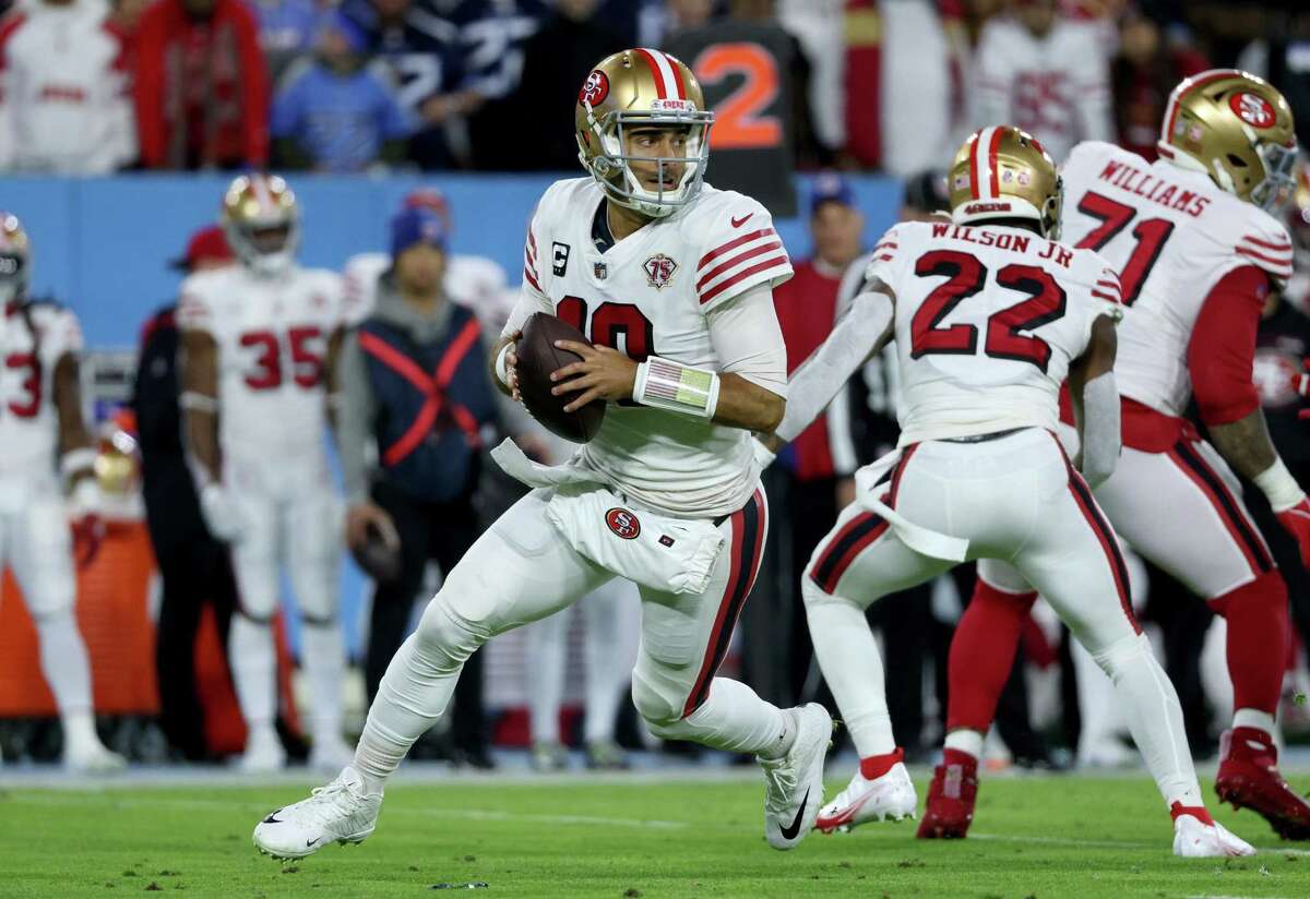There were plenty of reasons to criticize Jimmy Garoppolo’s play in Thursday’s loss to the Titans, but he was not without a couple good moments as well.