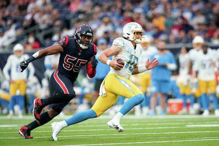 Houston Texans defensive back Grayland Arnold (35) looks to defend during  an NFL preseason game against the San Francisco 49ers on Thursday, August  25, 2022, in Houston. (AP Photo/Matt Patterson Stock Photo - Alamy