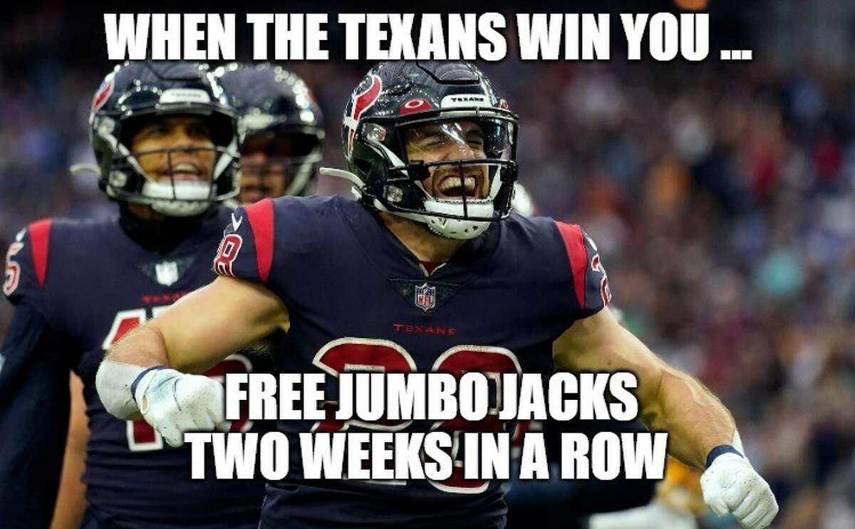 Memes celebrate the Texans' upset of the Chargers