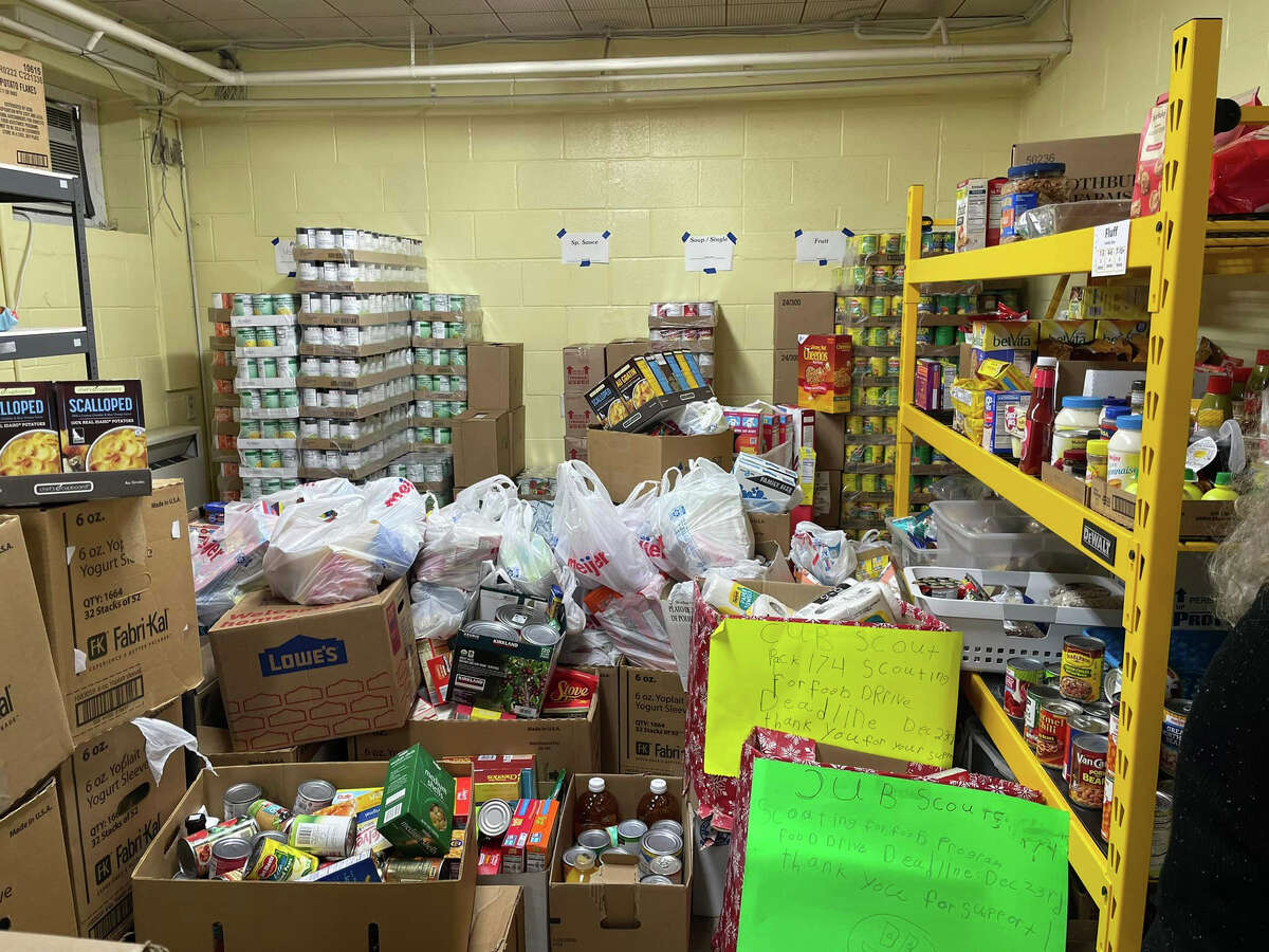 Members of the Cub Scouts Pack 174 Reed City were busy this holiday season. This year, the Scouting for Food program collected 3.5 tons of food for Project Starburst. Scouts and other volunteers worked hard to deliver and unload all of the goods.