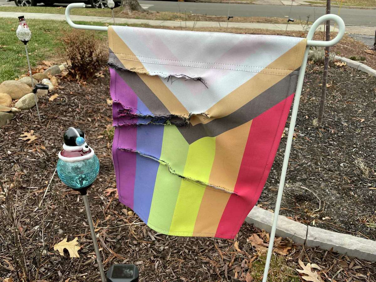 Hamden Couples Pride Flag Slashed A Second Time Days After Christmas Eve Incident