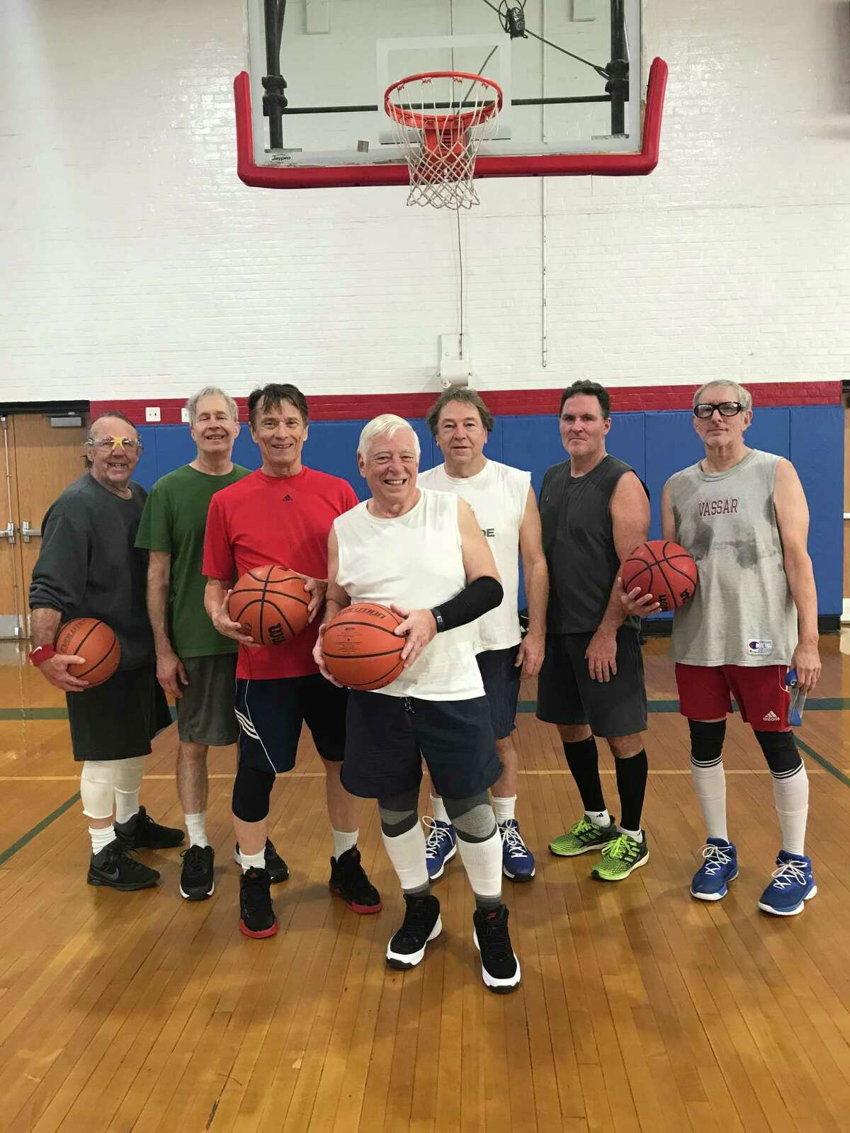 The Geezers is a group of guys who have played basketball for over 20 years.