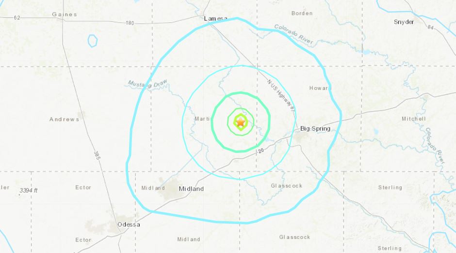 4.5-magnitude earthquake hits pelvis