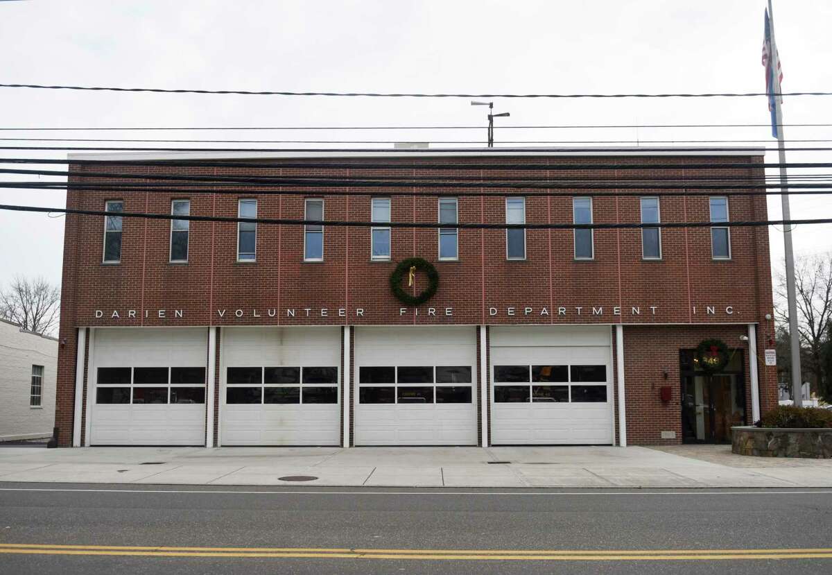 The Darien Volunteer Fire Department in Darien, Conn., photographed on Tuesday, Dec. 28, 2021.