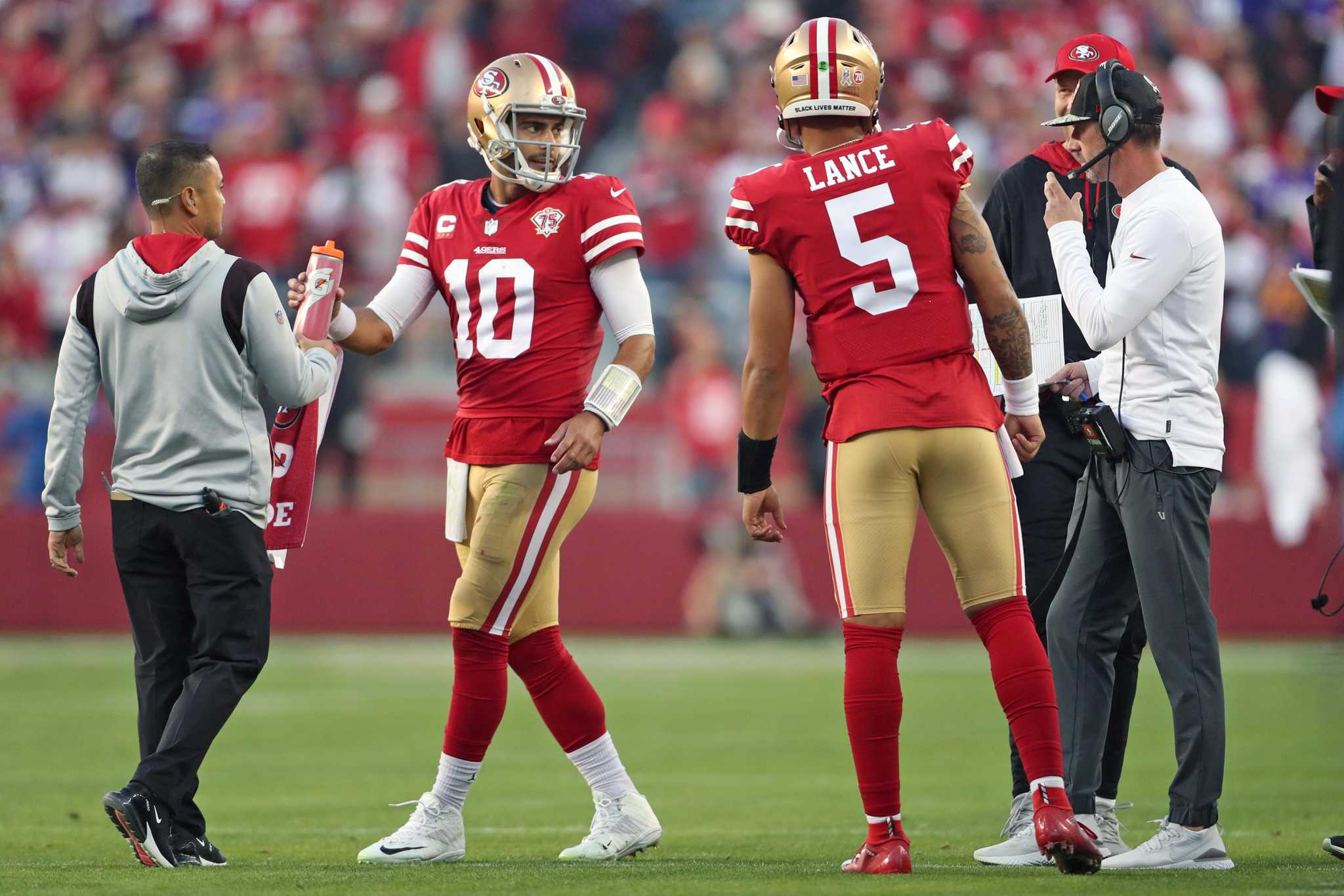 49ers QB Trey Lance will start over Jimmy Garoppolo next season, per report