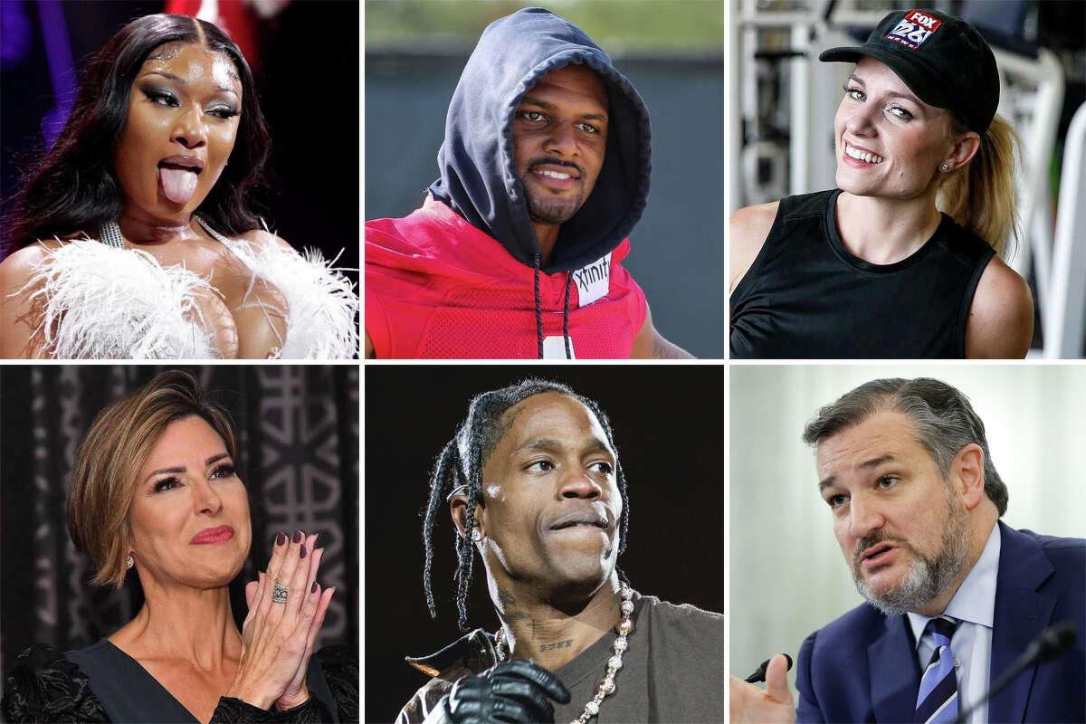 From Deshaun Watson to Travis Scott and Ted Cruz, see the Houstonians who dominated the headlines in 2021.