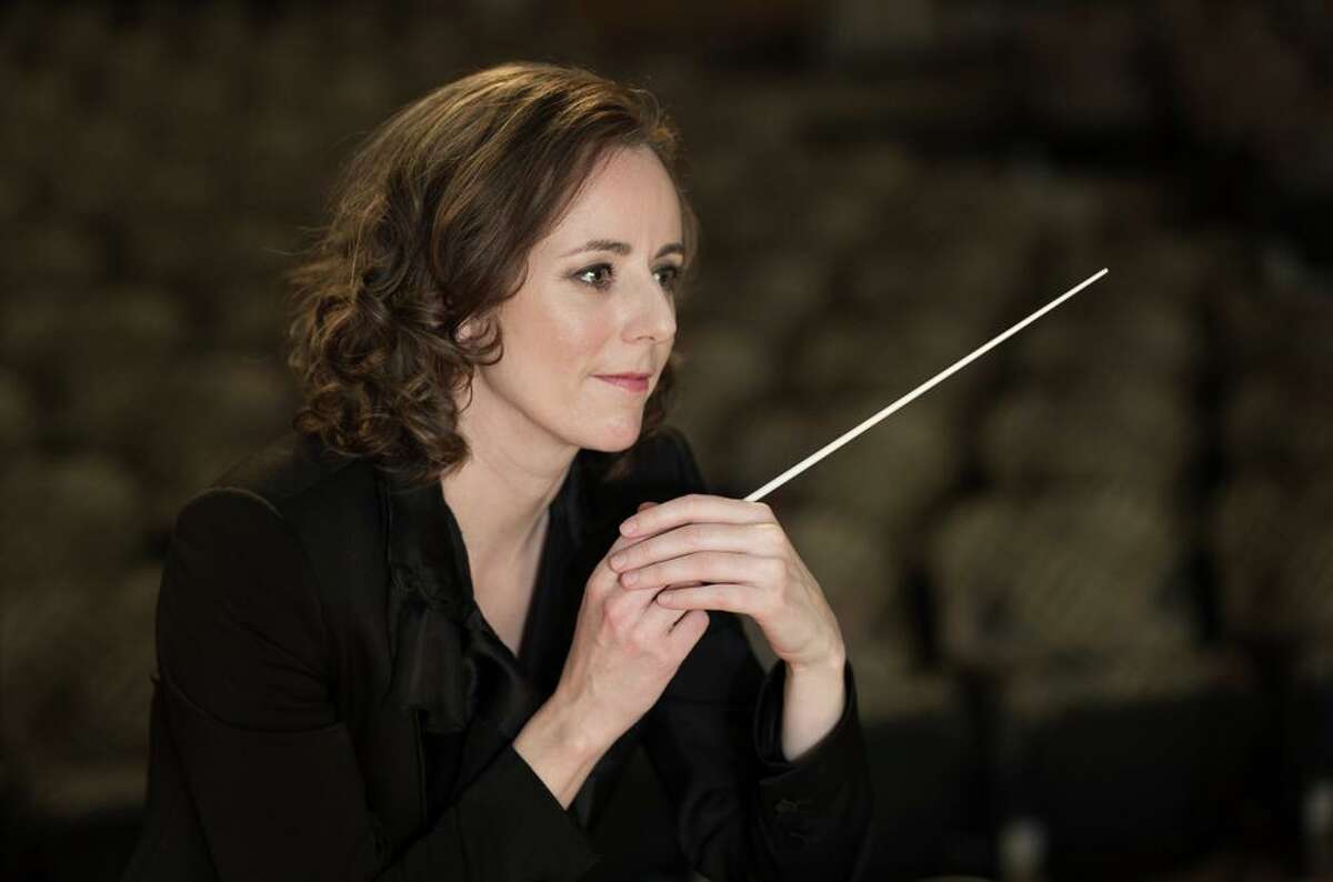 Conductor Mélisse Brunet began her career in France. She will be at the podium for the GSO for its third concert of the season, at 7:30 p.m. Saturday, Jan. 8, and 3 p.m. Sunday, Jan. 9, at the Greenwich High School Performing Arts Center.