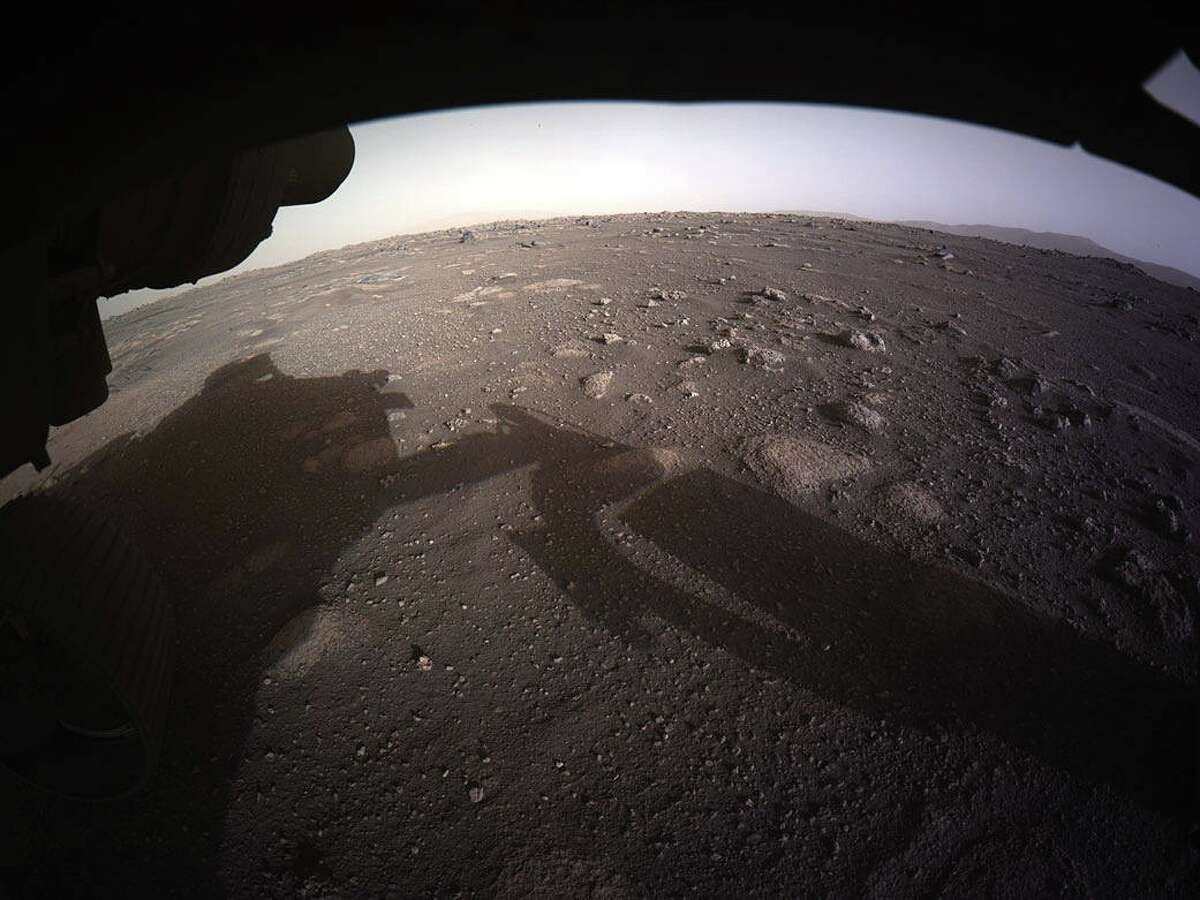 La primera foto marciana en color de Percy.