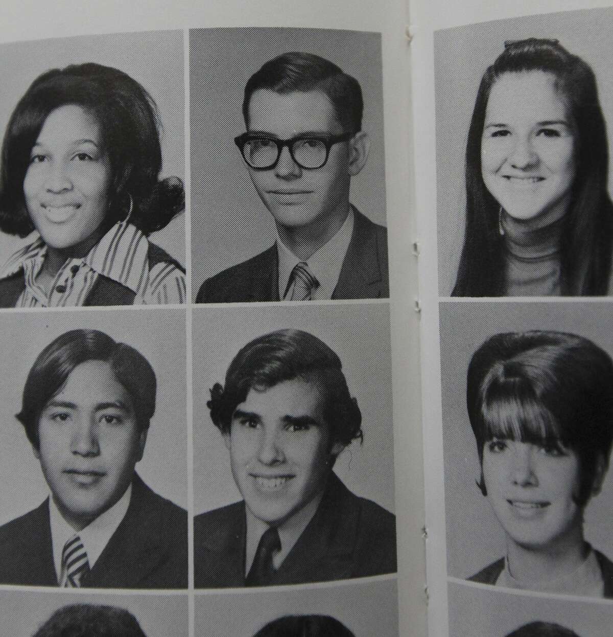 Scores of noteworthy people went to Jefferson High School. That includes William Moerner (top center), who is shown as a senior in the 1971 school yearbook. Moerner was award the 2014 Nobel Prize in chemistry.