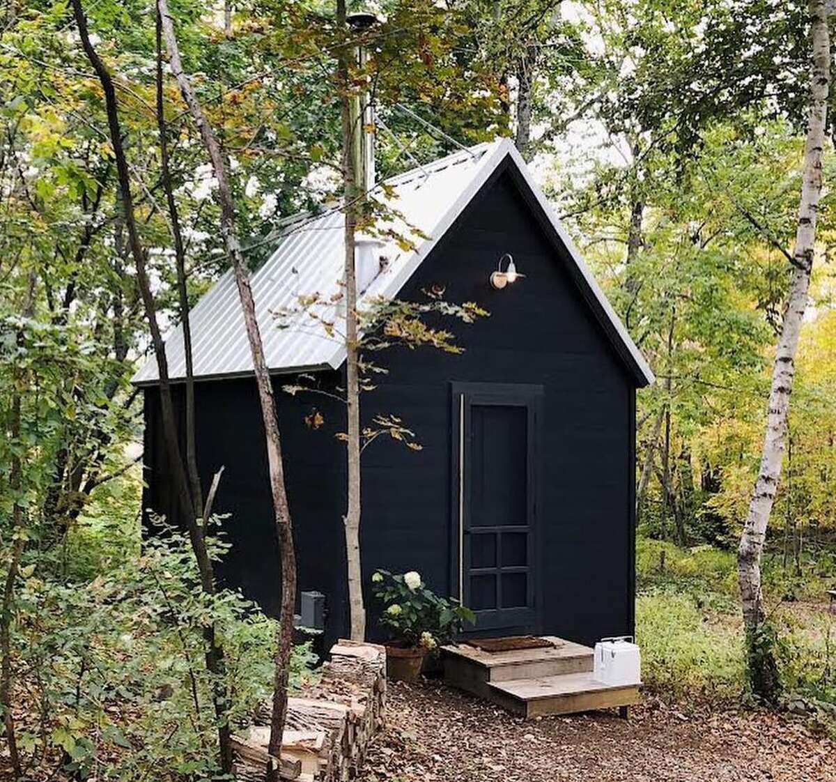 The Lost Kitchen in Maine, a popular restaurant with a cult following, sources its food locally, but the décor for its new on-site cabins comes from Hudson Valley design store Hammertown.