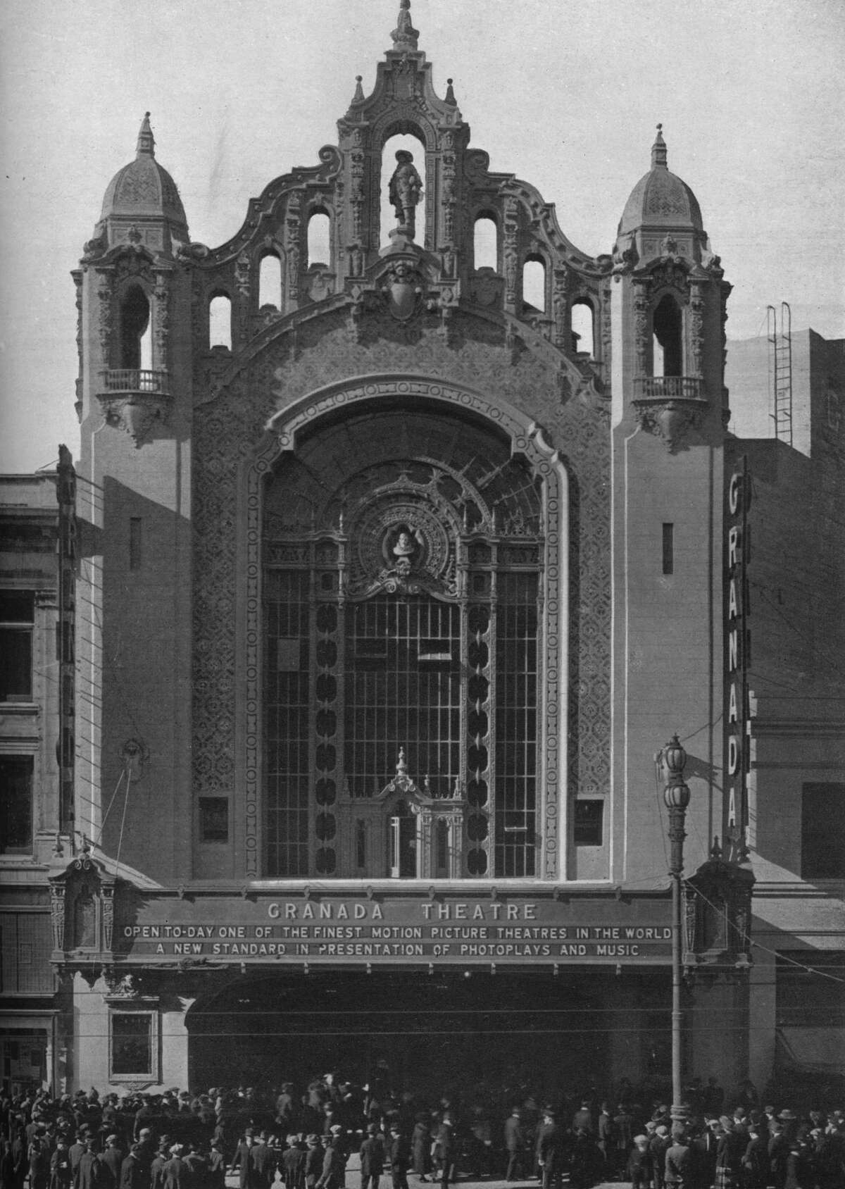 The elaborate exterior of the Granada Theatre.