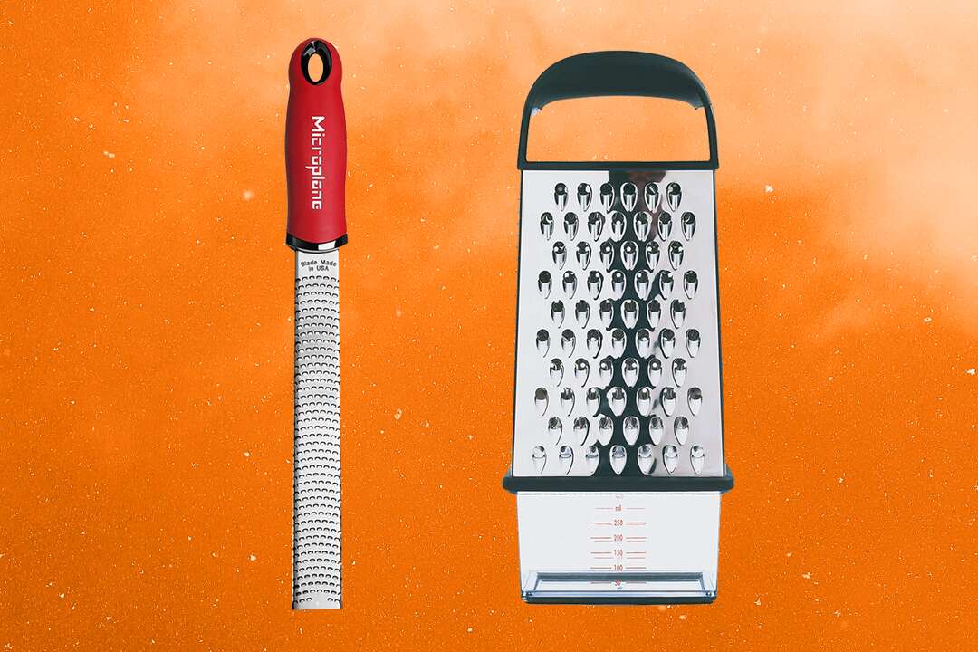 What are the differences between a microplane and a box grater?