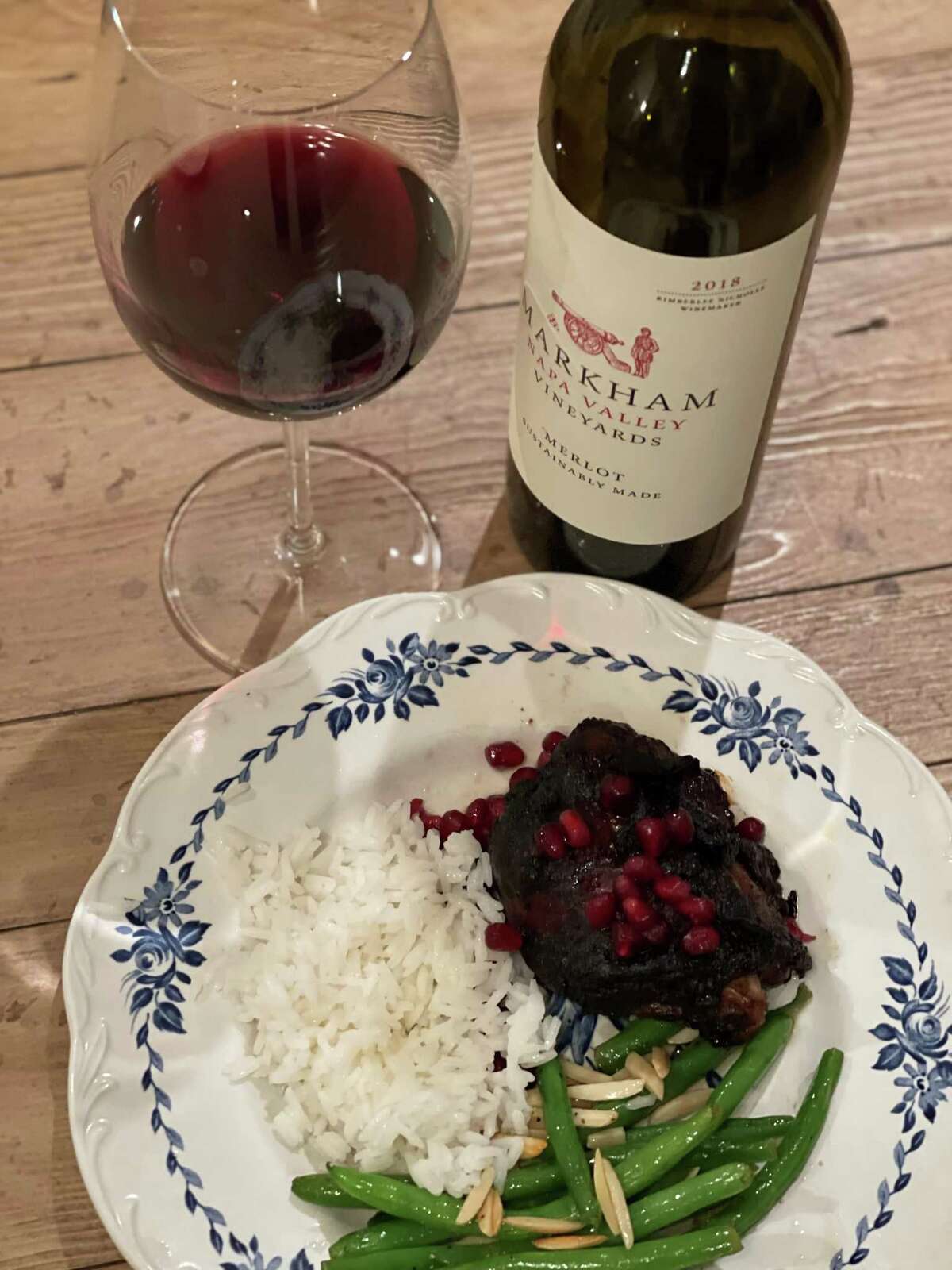 Recipe Pomegranate and Sumac Chicken captures flavors of the Mediterranean