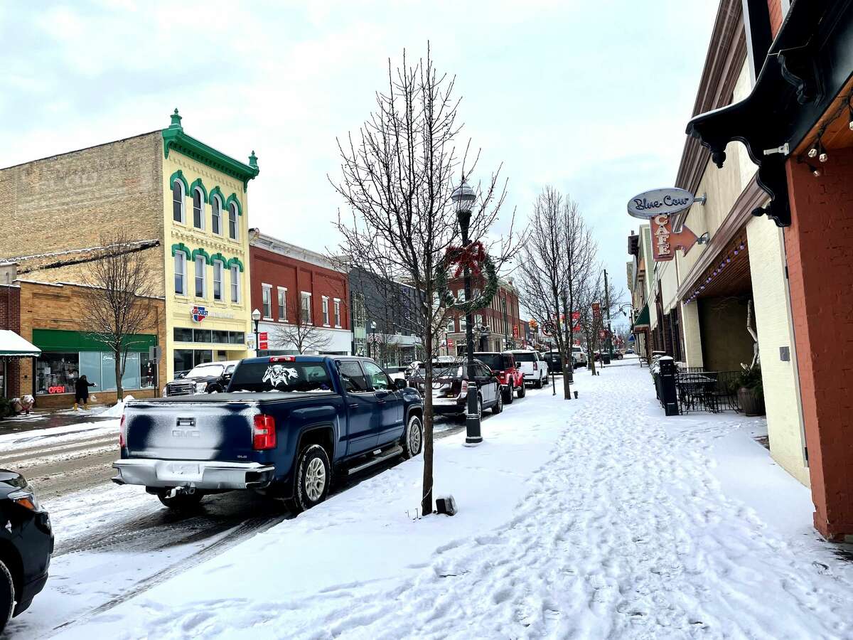 Pictured is a portion of downtown Big Rapids. 