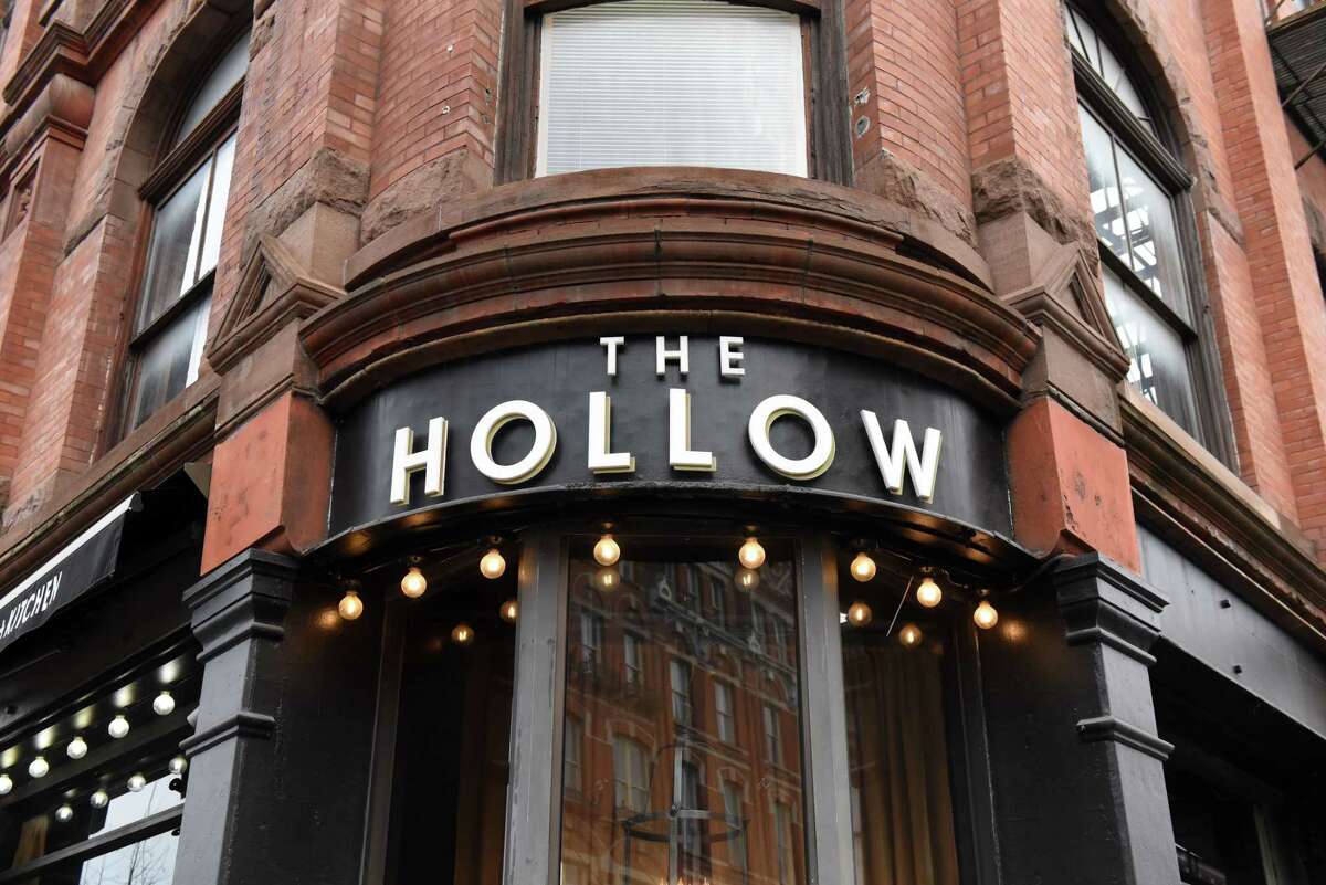 Exterior of The Hollow Bar and Kitchen on Thursday, Dec. 30, 2021, in Albany, N.Y.
