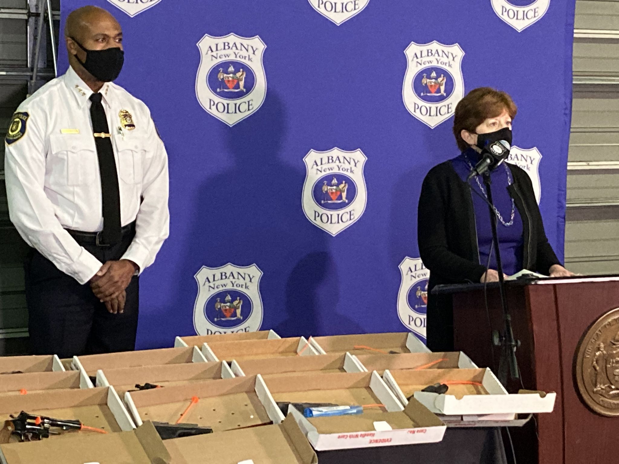 Albany officials tout progress against gun violence - Vimarsana News