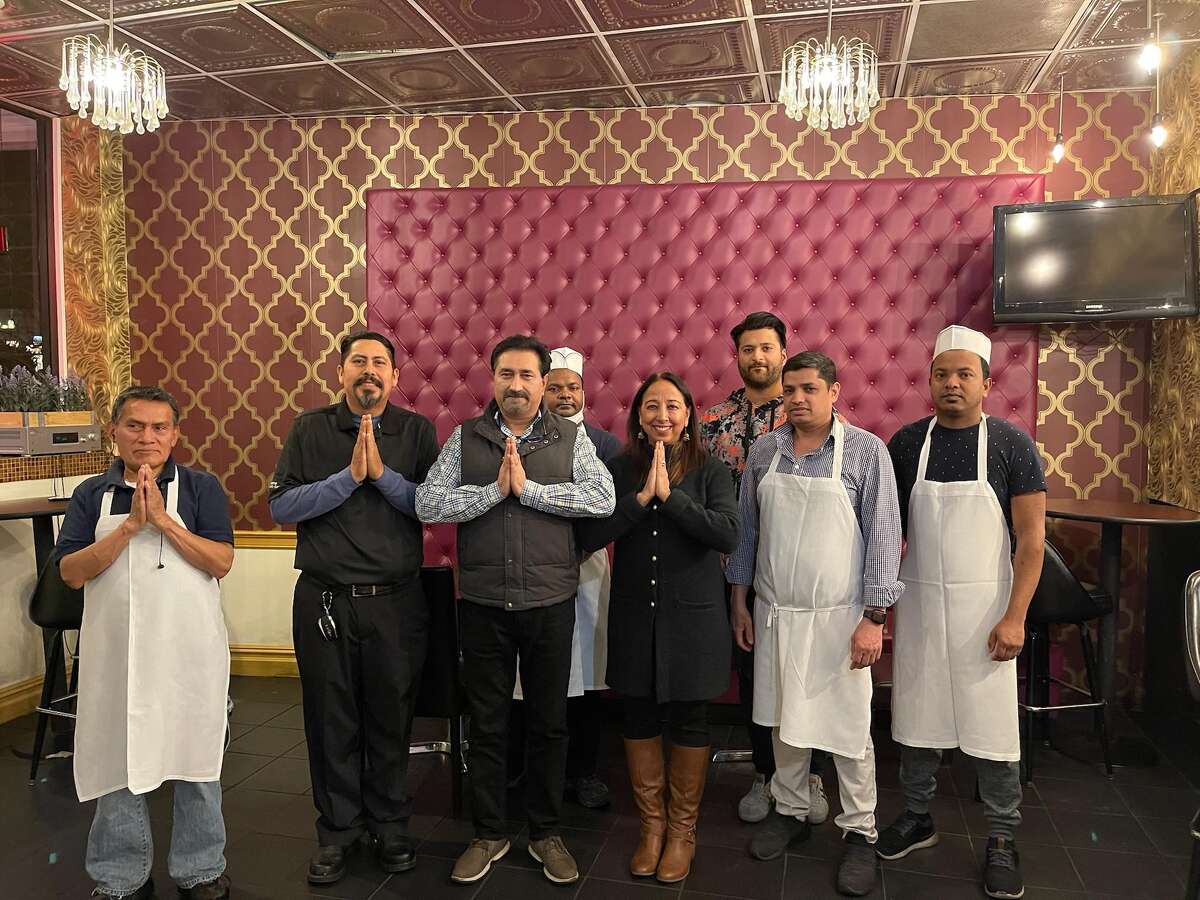 Owners and staff of The Mumbai Times in Westport.