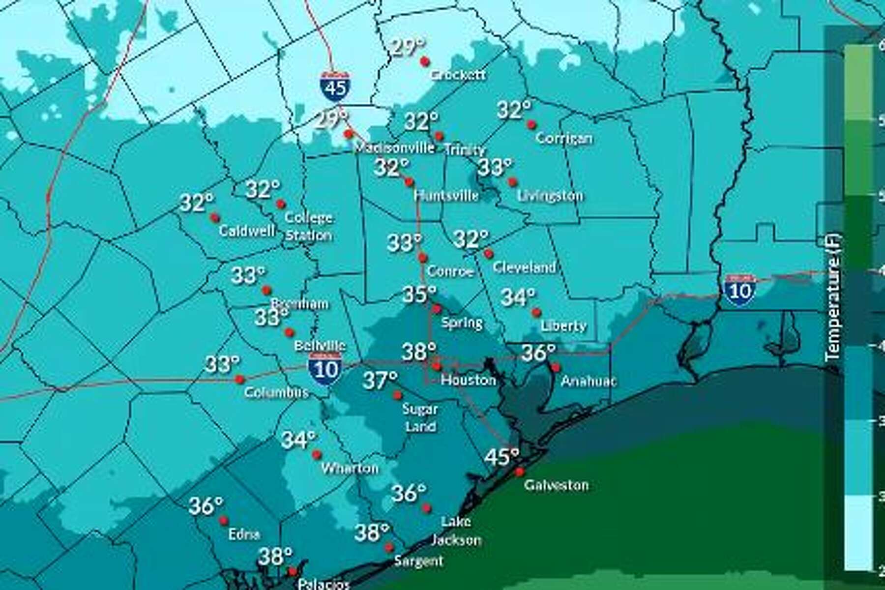 New Year S Weekend Cold Front Expected To Bring First Freeze Of The Winter Season Experts Say