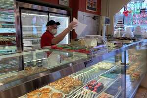 Angela Mia Italian Bakery in Norwalk sells a wide assortment of delicious cookies, cakes, and cannolis.