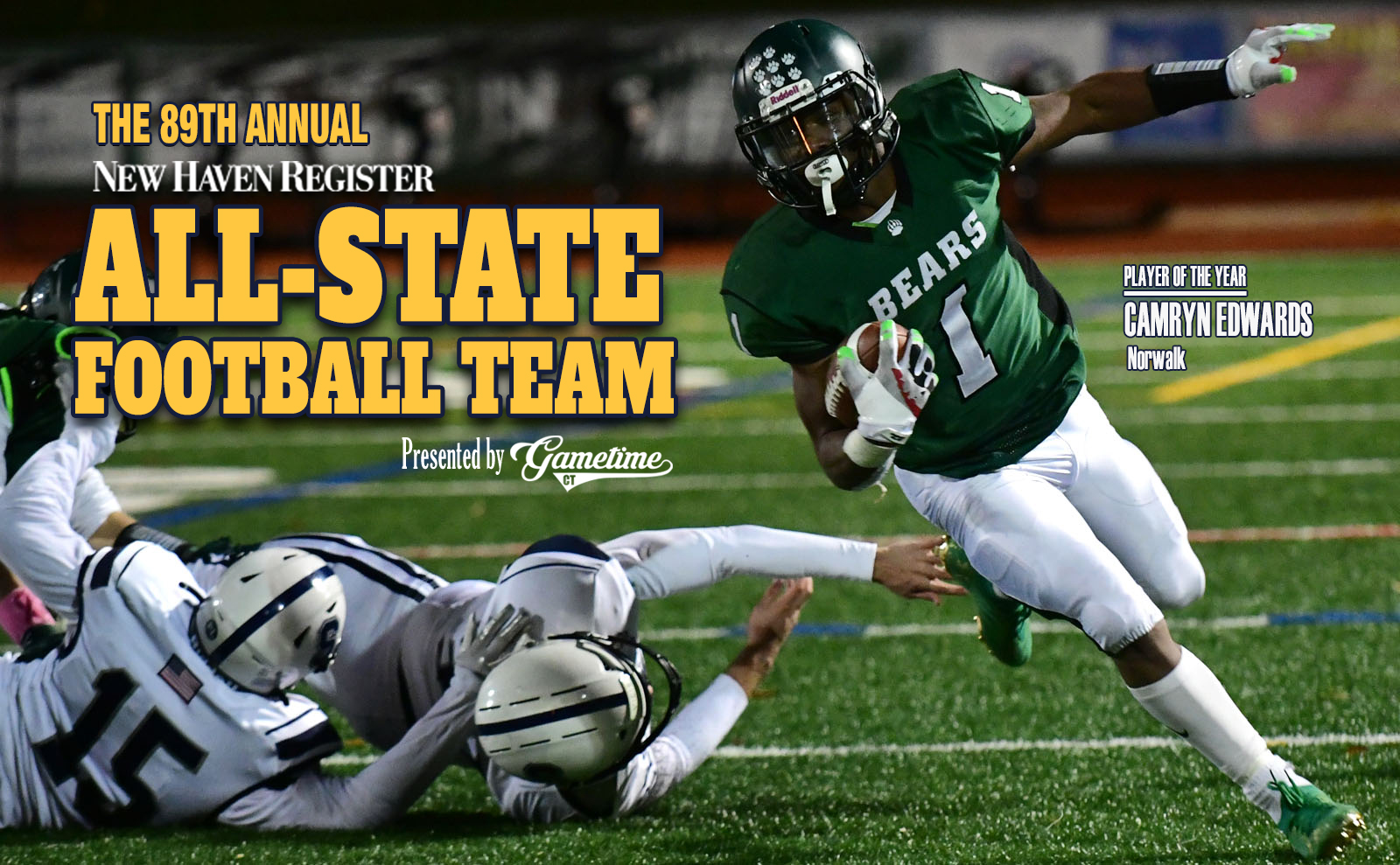 The 89th New Haven Register AllState Football First Team