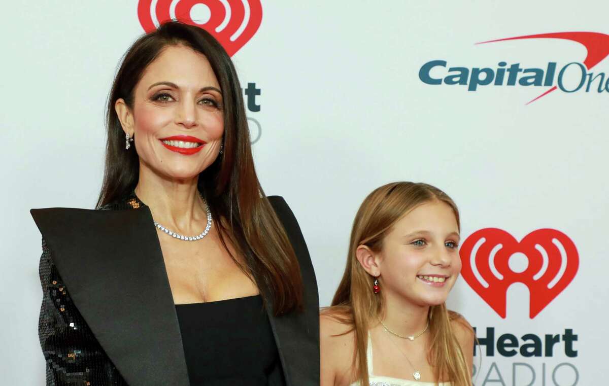 Bethenny Frankel (left) and her daughter Bryn Hoppy attend Z100's iHeartRadio Jingle Ball 2021 at Madison Square Garden on December 10, 2021 in New York City. Mother and daughter were spotted shopping this year in Greenwich.