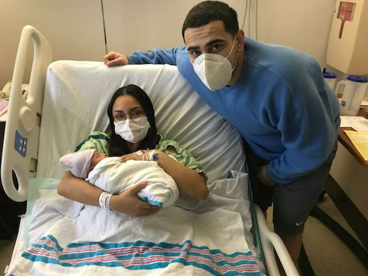 Hartford Health Care’s first baby was Orlando Michael Morales, Jr. He was born at 12:39 a.m. Saturday to parents Kimberly Torres and Orlando Morales, of Shelton.