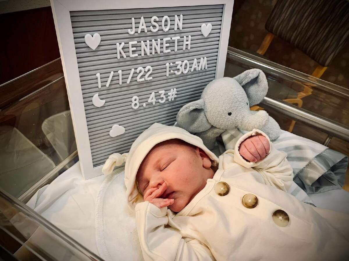 Jason Kenneth Stehlin was the Capital Region area's first baby of 2022, born at Glens Falls Hospital to Rachel and Brad Stehlin.