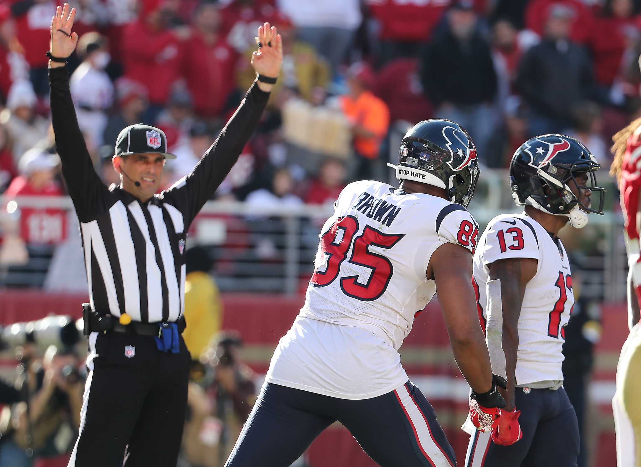 Lousy second half sinks Texans against 49ers