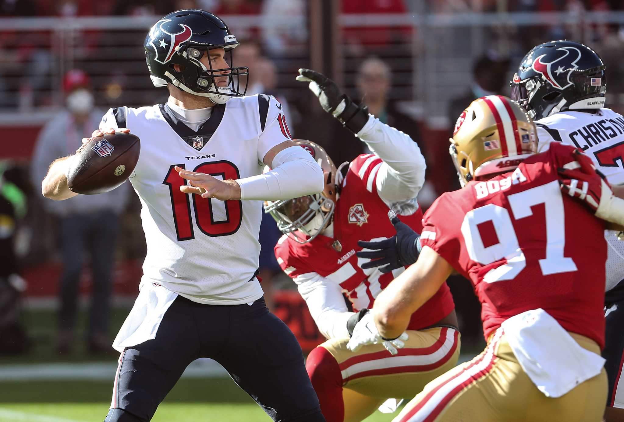 Lousy second half sinks Texans against 49ers