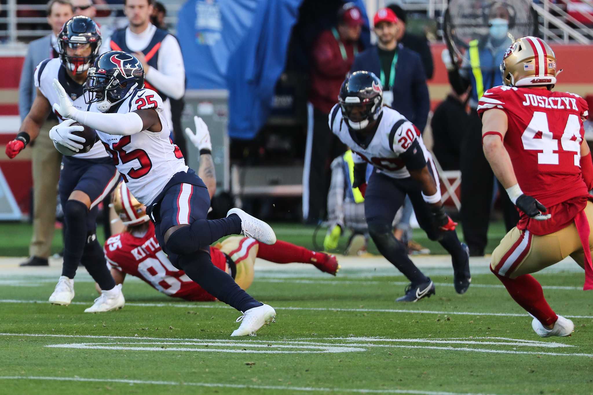 Lousy second half sinks Texans against 49ers