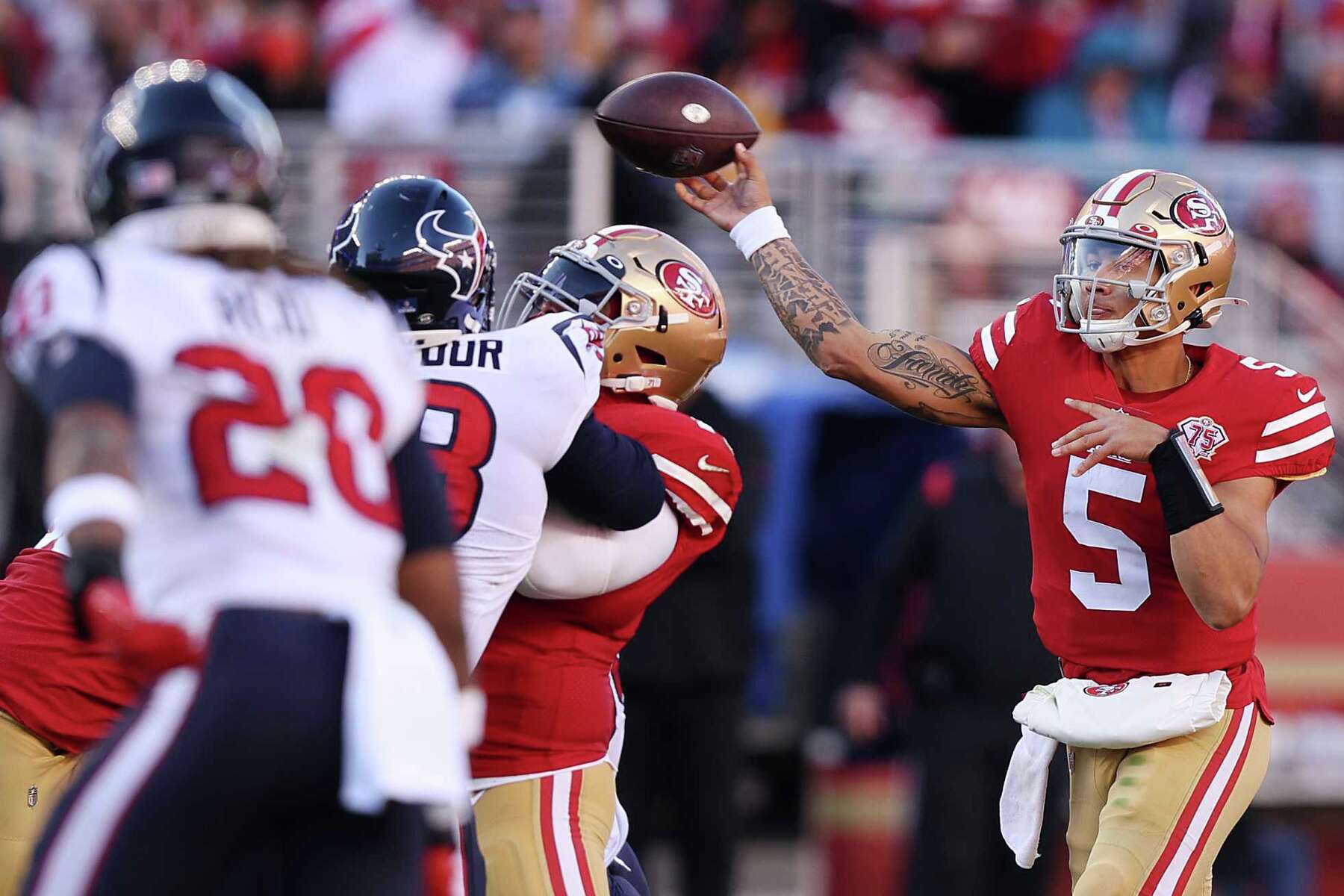 Lousy Second Half Sinks Texans Against 49ers