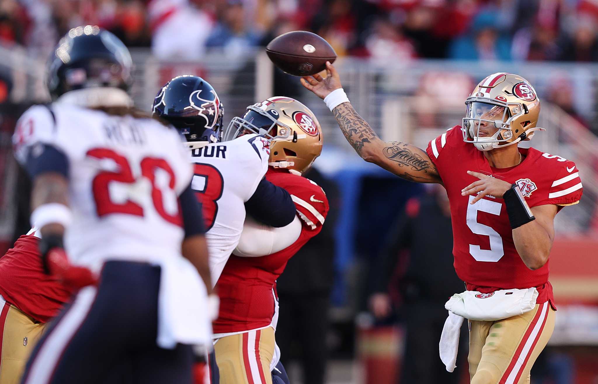 Lousy second half sinks Texans against 49ers