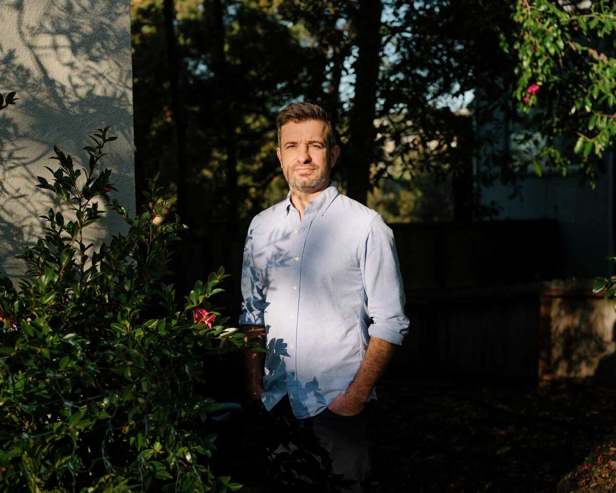 Brandon Silverman, outside his home in Oakland Calif., on Dec. 17, 2021. Silverman’s start-up, CrowdTangle, which was acquired by Facebook in 2016, has increasingly become an irritant to his bosses. He left Facebook in October. (Ian Bates/The New York Times)
