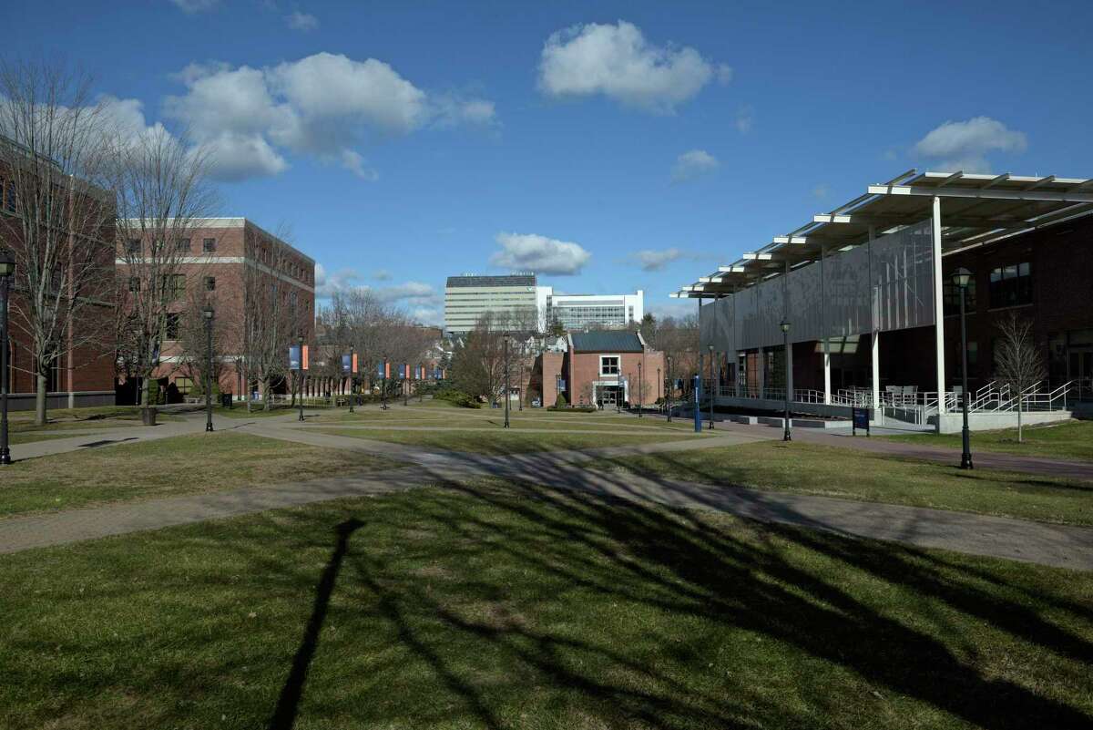 Western Connecticut State University’s Midtown campus. A report has found the university in “serious financial difficulty” and blames spending.
