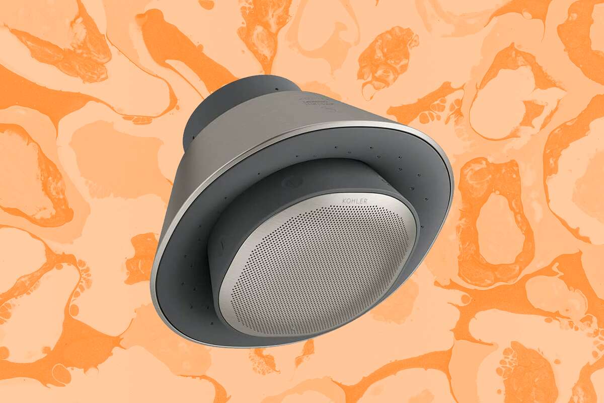 This Bluetooth showerhead from Amazon plays music from inside your shower