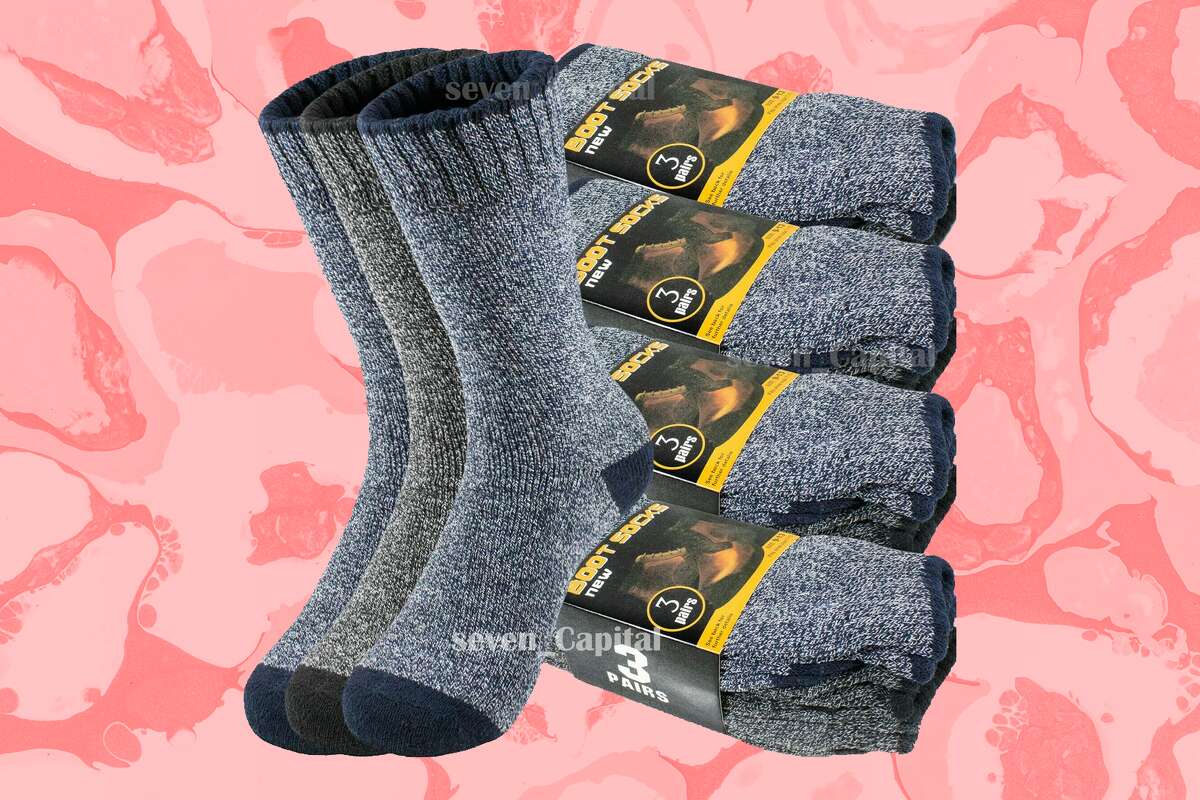 Get a 3-pack of heavy-duty thermal socks for $7.99 from eBay. 