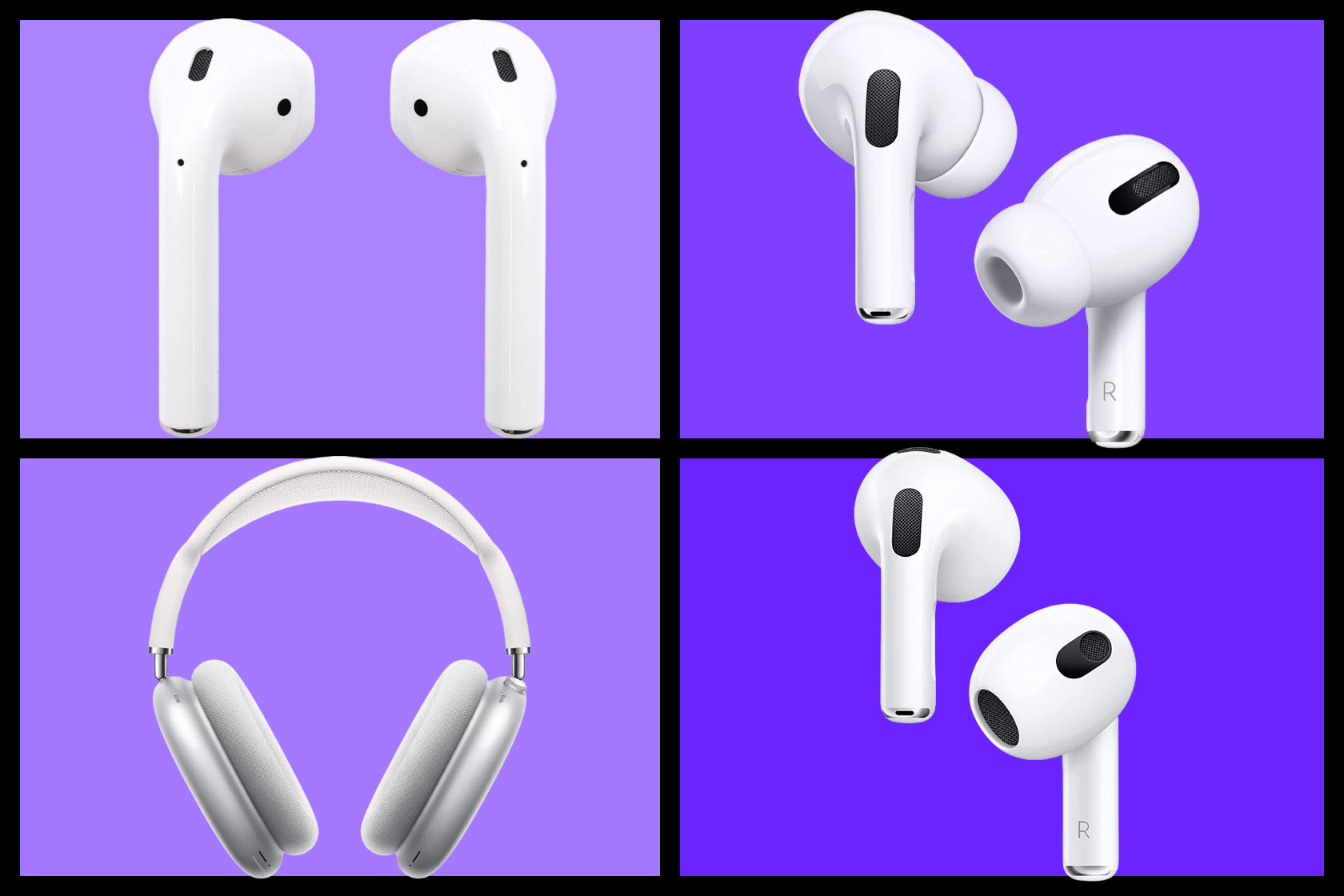 Differences between versions of Airpods
