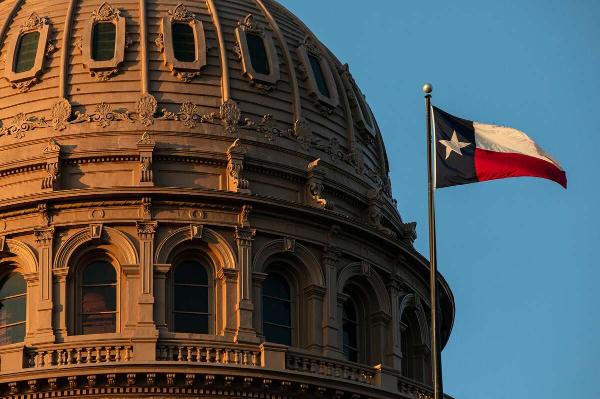 The Texas State Capitol is seen on the first day of the 87th Legislature's third special session on September 20, 2021, in Austin. 