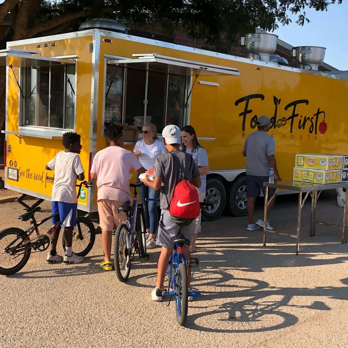 The Rope Youth Food First program involves having a food truck go to specific neighborhoods and provide dinner-time meals for those children in need during the summer. 