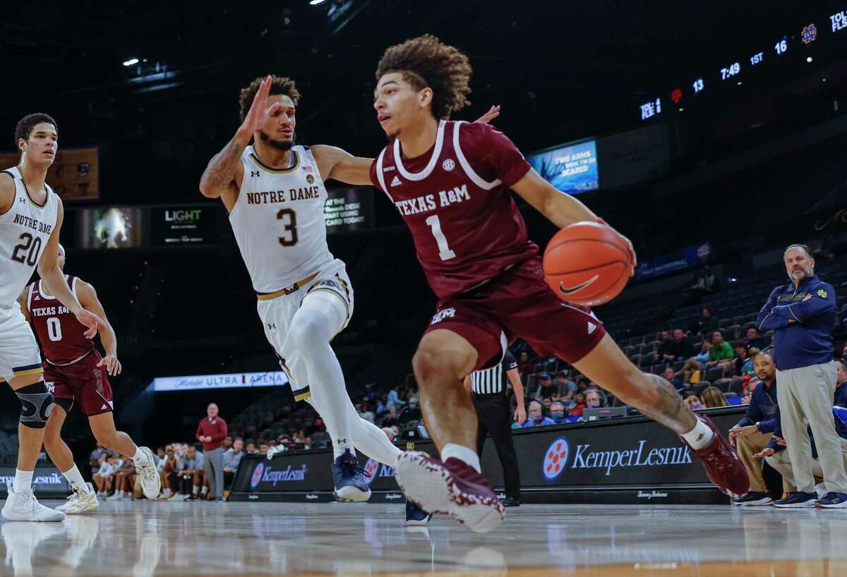 Marcus Williams and Texas A&M were picked to finish 12th in the SEC’s preseason media poll. Williams, who transferred to A&M following one season at Wyoming, isn’t buying that and said the Aggies are capable of competing “up there with the best of ’em.”