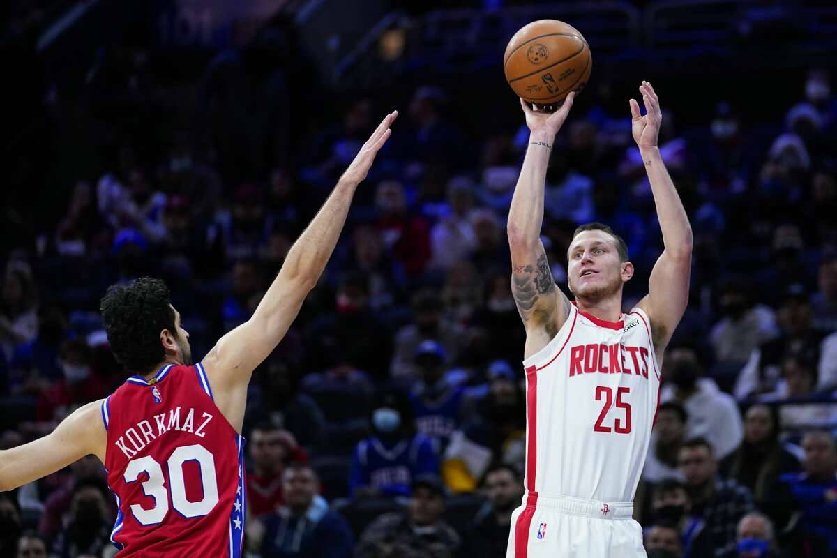 Facing his old Wizards team for the first time back in Washington has the Rockets' Garrison Mathews "excited."