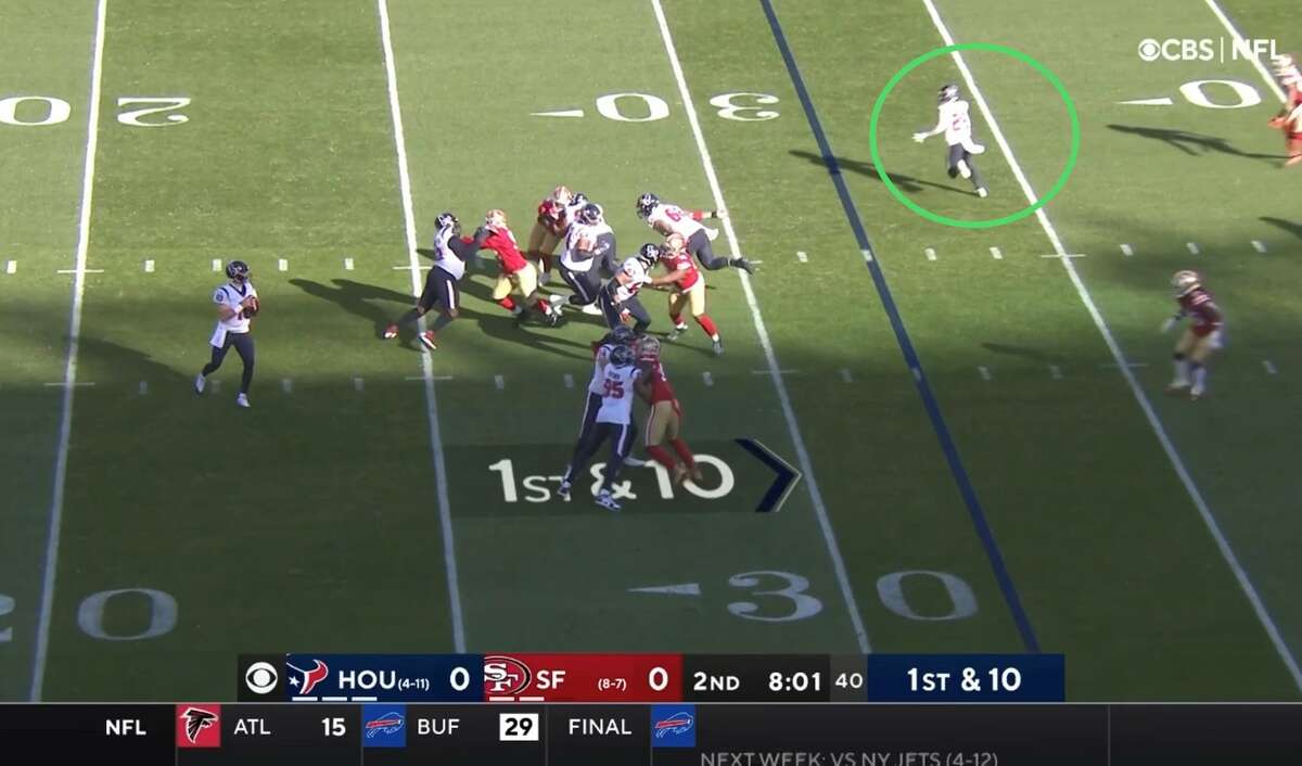 Texans film room: How offense was knocked unbalanced vs. 49ers