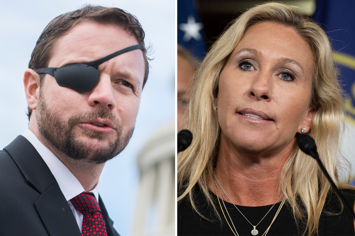 Rep. Dan Crenshaw's social media feud with Rep. Marjorie Taylor Greene ...