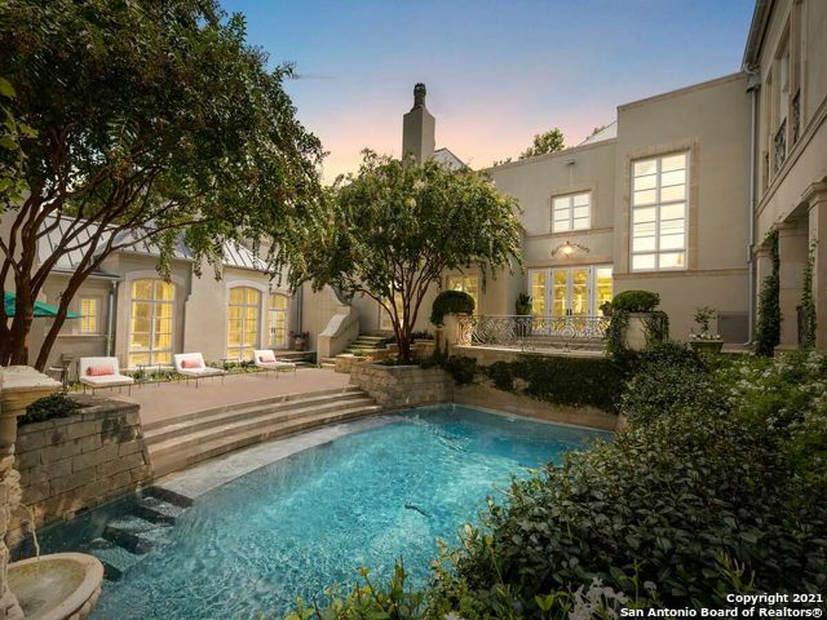 Built in 2004, the seven-bedroom villa in Terrell Hills is nestled behind a canopy of Mexican sycamore trees and holds “classic old world elegance" and modern amenities. 