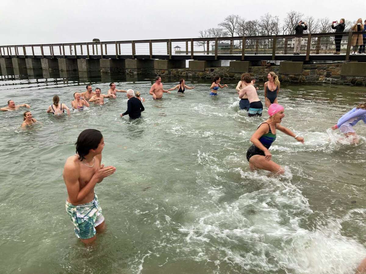 Darien’s Noroton Yacht Club holds first charity polar plunge