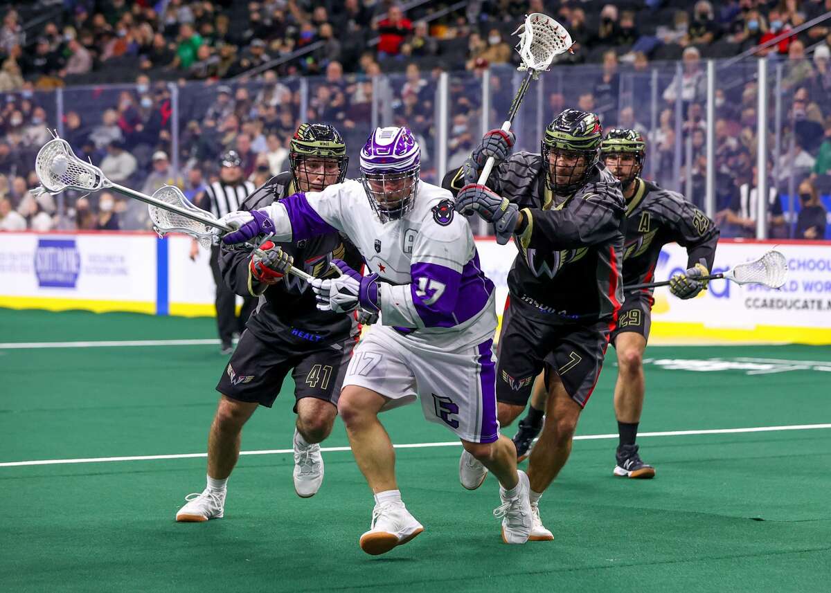 Ryan Benesch had 12 points in three games for Panther City Lacrosse Club before being traded to the Albany FireWolves on Jan. 3, 2022. (Panther City Lacrosse Club)