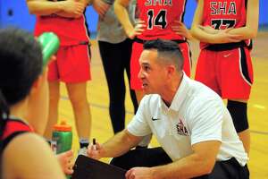 Sacred Heart Academy Head Coach Jason Kirck, seen during a girls basketball game in 2020, needs to address what led to an 88-point win Monday.